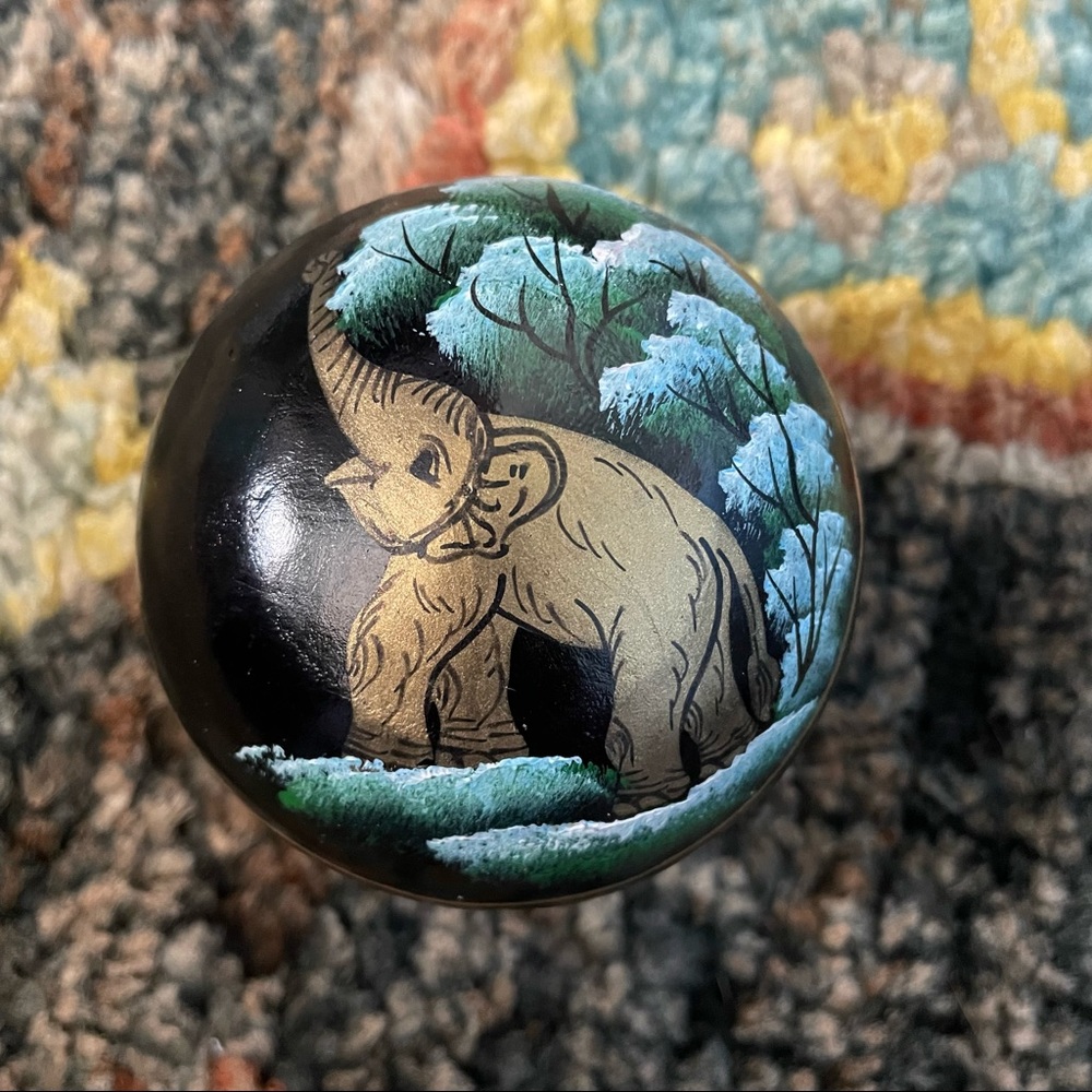 Thai elephant trinket box soap flower